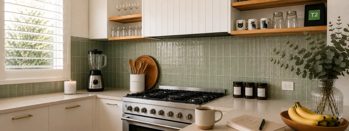 Clean, organised and cosy kitchen